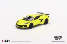 1/64 2023 Chevrolet Corvette Z06 In Accelerate Yellow By Mini GT