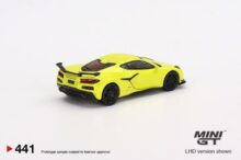 1/64 2023 Chevrolet Corvette Z06 In Accelerate Yellow By Mini GT - Image 3