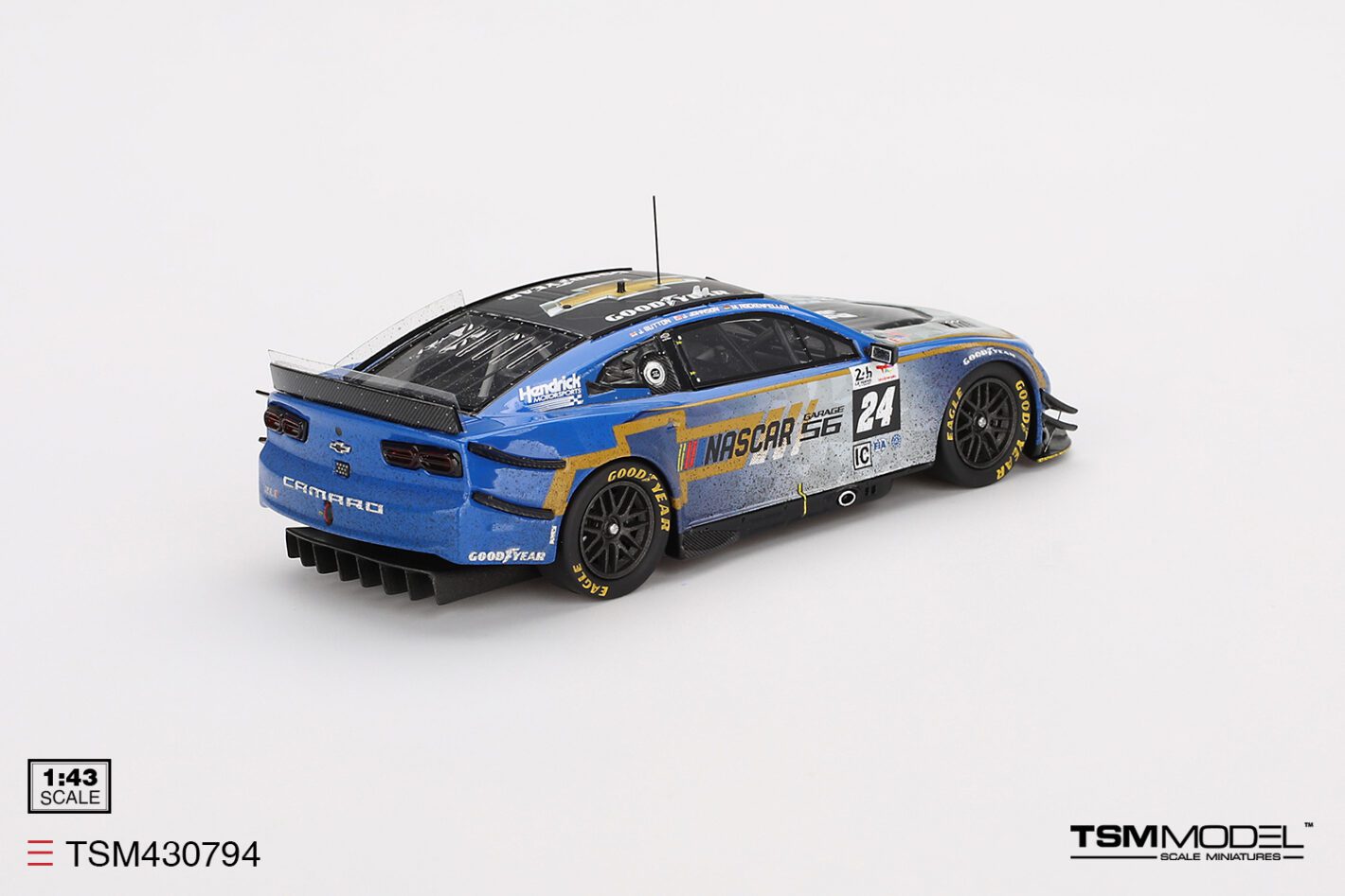 1/43 2023 No. 24 NASCAR Next Gen Garage 56 Chevrolet Camaro by TSM - Image 2