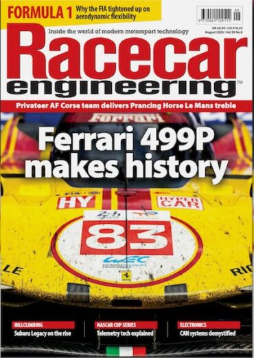 Racecar Engineering August 2025