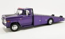 1/18 Acme Dodge D-300 Ramp Truck Plum Crazy