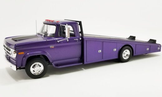1/18 Acme Dodge D-300 Ramp Truck Plum Crazy