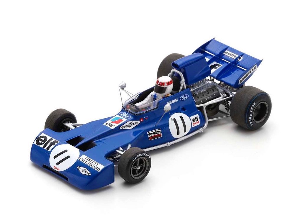 1/43 1971 Tyrrell 003 - 1st French Grand Prix - #11 J. Stewart By
