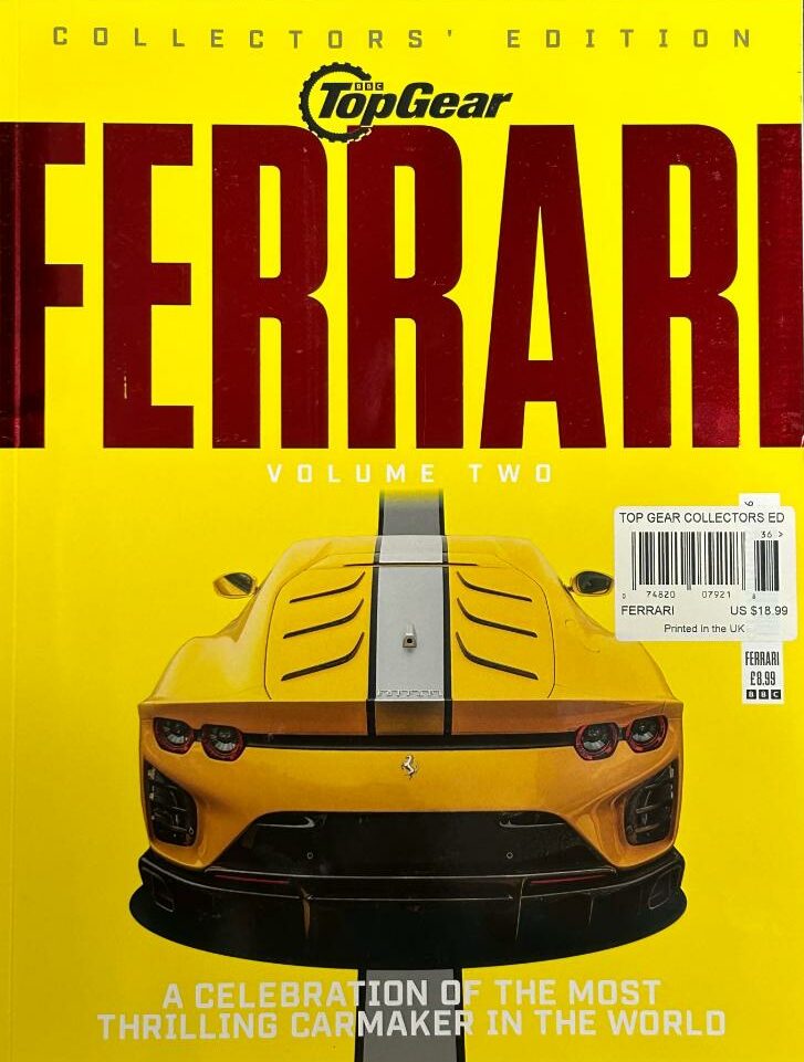 Top Gear Magazine Ferrari Turbo Challenge-Part 12 + 9 Trading Cards  Collection